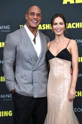 Dwayne Johnson und Emily Blunt bei der Premiere des Kinofilms The Smashing Machine im Zoo Palast. Berlin, 22.09.2025