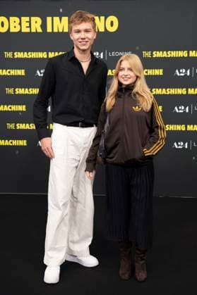 Leonard Conrads und Emilia Pieske bei der Premiere des Kinofilms The Smashing Machine im Zoo Palast. Berlin, 22.09.2025