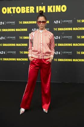 Zora Alber bei der Premiere des Kinofims The Smashing Machine im Zoo Palast. Berlin, 22.09.2025