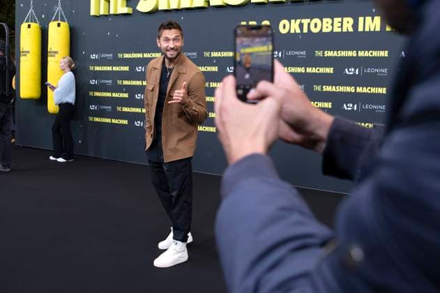 Moritz Leitner bei der Premiere des Kinofims The Smashing Machine im Zoo Palast. Berlin, 22.09.2025