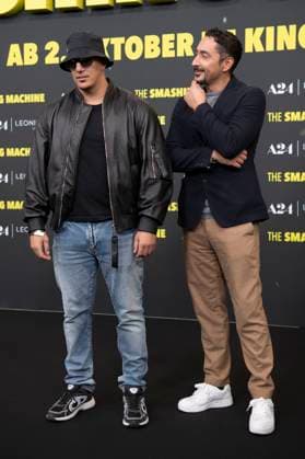 Farid Bang und Eko Fresh bei der Premiere des Kinofims The Smashing Machine im Zoo Palast. Berlin, 22.09.2025
