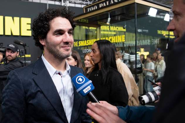 Benny Safdie bei der Premiere des Kinofims The Smashing Machine im Zoo Palast. Berlin, 22.09.2025