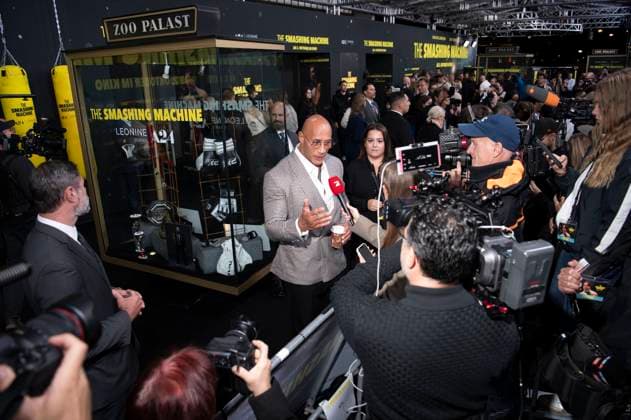 Dwayne Johnson bei der Premiere des Kinofims The Smashing Machine im Zoo Palast. Berlin, 22.09.2025