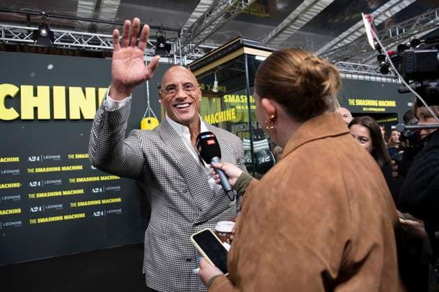Dwayne Johnson bei der Premiere des Kinofims The Smashing Machine im Zoo Palast. Berlin, 22.09.2025
