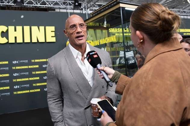 Dwayne Johnson bei der Premiere des Kinofims The Smashing Machine im Zoo Palast. Berlin, 22.09.2025