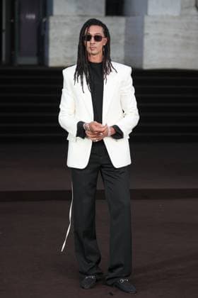 Milan, Milan Women s Fashion Week Spring Summer 2026 - Women s Fashion, Spring Summer 2026 - Gucci fashion show - guests in the photo: Ghali  Copyright: xRiccardoxGIordanox xipa-agency.netx xRiccardoxGiordano IPAx IPA_Agency_IPA65608849