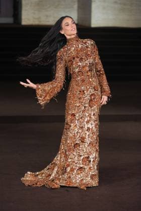 Milan, Milan Women s Fashion Week Spring Summer 2026 - Women s Fashion, Spring Summer 2026 - Gucci fashion show - guests in the photo: Demi Moore  Copyright: xRiccardoxGIordanox xipa-agency.netx xRiccardoxGiordano IPAx IPA_Agency_IPA65608888