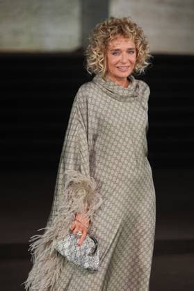 Milan, Italy: Milan, Milan Women s Fashion Week Spring Summer 2026 - Women s Fashion, Spring Summer 2026 - Gucci fashion show - guests in the photo: Valeria Golino Milan Italy  - ZUMAp169 20250923_zea_p169_461 Copyright: xRiccardoxGIordanox