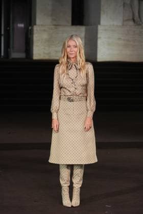 Milan, Italy: Milan, Milan Women s Fashion Week Spring Summer 2026 - Women s Fashion, Spring Summer 2026 - Gucci fashion show - guests in the photo: Gwyneth Paltrow Milan Italy  - ZUMAp169 20250923_zea_p169_462 Copyright: xRiccardoxGIordanox