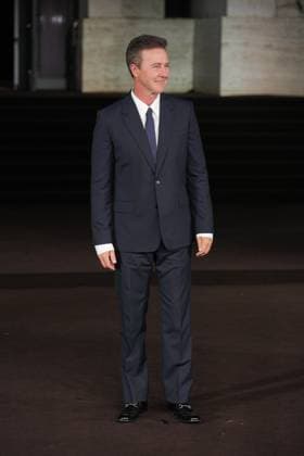 Milan, Italy: Milan, Milan Women s Fashion Week Spring Summer 2026 - Women s Fashion, Spring Summer 2026 - Gucci fashion show - guests in the photo: Edward Norton Milan Italy  - ZUMAp169 20250923_zea_p169_463 Copyright: xRiccardoxGIordanox