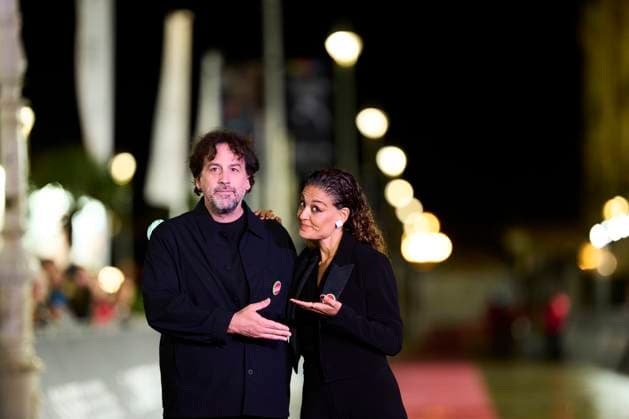 73rd San Sebastian International Film Festival: Flores para Antonio Red Carpet Isaki Lacuesta, Elena Molina attended Flores para Antonio Red Carpet during 73rd San Sebastian International Film Festival at Victoria Eugenia Theatre on September 23, 2025 in Donostia San Sebastian, Spain Photo by IMAGO MPG Donostia San Sebastian Victoria Eugenia Theatre Euskadi Spain  Copyright: xMPGx