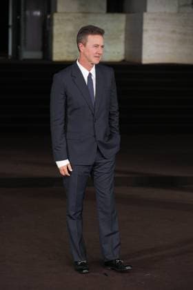 Milan, Milan Women s Fashion Week Spring Summer 2026 - Women s Fashion, Spring Summer 2026 - Gucci fashion show - guests in the photo: Edward Norton  Copyright: xRiccardoxGIordanox xipa-agency.netx xRiccardoxGiordano IPAx IPA_Agency_IPA65619663