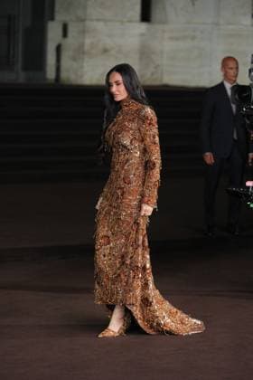 Milan, Milan Women s Fashion Week Spring Summer 2026 - Women s Fashion, Spring Summer 2026 - Gucci fashion show - guests in the photo: Demi Moore  Copyright: xRiccardoxGIordanox xipa-agency.netx xRiccardoxGiordano IPAx IPA_Agency_IPA65619907