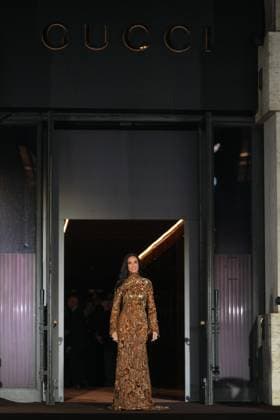 Milan, Milan Women s Fashion Week Spring Summer 2026 - Women s Fashion, Spring Summer 2026 - Gucci fashion show - guests in the photo: Demi Moore  Copyright: xRiccardoxGIordanox xipa-agency.netx xRiccardoxGiordano IPAx IPA_Agency_IPA65619991