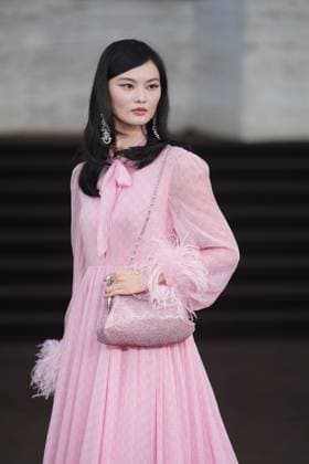 Milan, Milan Women s Fashion Week Spring Summer 2026 - Women s Fashion, Spring Summer 2026. - Gucci fashion show - guests in the photo: He Cong  Copyright: xRiccardoxGIordanox xipa-agency.netx xRiccardoxGiordano IPAx IPA_Agency_IPA65620074
