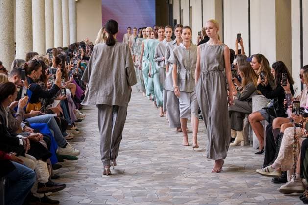 Martino Midali fashion show during the Milan Fashion Week - Womenswear S S 2026 in Milan, Italy on 23 September 2025. A model walks the runway at the Martino Midali fashion show during the Milan Fashion Week - Womenswear Spring Summer 2026 in Milan, Italy on 23 September 2025., Credit:Stefano Costantino TTL Avalon Italy, Milan  Copyright: xStefanoxCostantinoxTTLx xAvalonx 1039710200