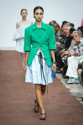 Dhruv Kapoor fashion show during the Milan Fashion Week - Womenswear S S 2026 in Milan, Italy on 23 September 2025. A model walks the runway at the Dhruv Kapoor fashion show during the Milan Fashion Week - Womenswear Spring Summer 2026 in Milan, Italy on 23 September 2025., Credit:Stefano Costantino TTL Avalon Italy, Milan  Copyright: xStefanoxCostantinoxTTLx xAvalonx 1039693378