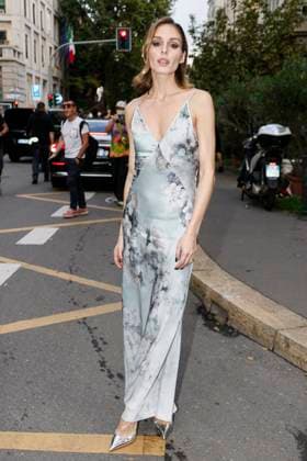 MFW - Alberta Ferretti Arrivals Olivia Palermo arrives to Alberta Ferretti fashion show during the Milan Fashion Week Women’s Spring-Summer 2026 on September 23, 2025 in Milan (Italy), Italy. Photo by Marco Piovanotto ABACAPRESS.COM Milan Italy  Copyright: xPiovanottoxMarco ABACAx
