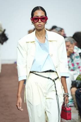Dhruv Kapoor fashion show during the Milan Fashion Week - Womenswear S S 2026 in Milan, Italy on 23 September 2025. A model walks the runway at the Dhruv Kapoor fashion show during the Milan Fashion Week - Womenswear Spring Summer 2026 in Milan, Italy on 23 September 2025., Credit:Stefano Costantino TTL Avalon Italy, Milan  Copyright: xStefanoxCostantinoxTTLx xAvalonx 1039693420
