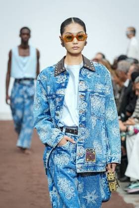 Dhruv Kapoor fashion show during the Milan Fashion Week - Womenswear S S 2026 in Milan, Italy on 23 September 2025. A model walks the runway at the Dhruv Kapoor fashion show during the Milan Fashion Week - Womenswear Spring Summer 2026 in Milan, Italy on 23 September 2025., Credit:Stefano Costantino TTL Avalon Italy, Milan  Copyright: xStefanoxCostantinoxTTLx xAvalonx 1039693440