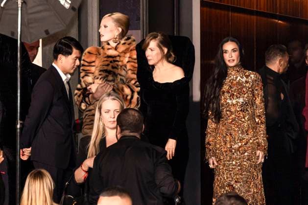 MFW - Palazzo Mezzanotte Spike Jonze, Edward Norton, Ronny Chieng, Alia Shawkat, Elliot Page, Demi Moore, Heather Lawless, Julianne Nicholson arrive to Palazzo Mezzanotte to attending the premiere screening of short-movie Tiger during the Milan Fashion Week Women’s Spring-Summer 2026 on September 23, 2025 in Milan (Italy), Italy. Photo by Marco Piovanotto ABACAPRESS.COM Milan Italy  Copyright: xPiovanottoxMarco ABACAx