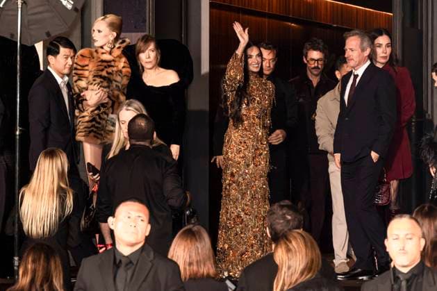 MFW - Palazzo Mezzanotte Spike Jonze, Edward Norton, Ronny Chieng, Alia Shawkat, Elliot Page, Demi Moore, Heather Lawless, Julianne Nicholson arrive to Palazzo Mezzanotte to attending the premiere screening of short-movie Tiger during the Milan Fashion Week Women’s Spring-Summer 2026 on September 23, 2025 in Milan (Italy), Italy. Photo by Marco Piovanotto ABACAPRESS.COM Milan Italy  Copyright: xPiovanottoxMarco ABACAx