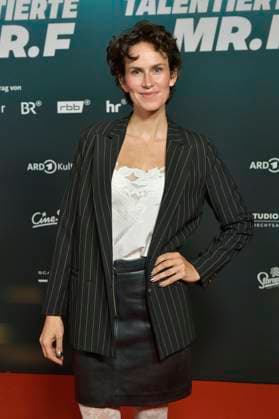 Saralisa Volm bei der Premiere des Dokumentarfilms Der talentierte Mr. F. im Kino in derKulturBrauerei. Berlin, 23.09.2025