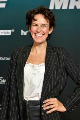 Saralisa Volm bei der Premiere des Dokumentarfilms Der talentierte Mr. F. im Kino in derKulturBrauerei. Berlin, 23.09.2025