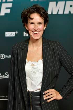 Saralisa Volm bei der Premiere des Dokumentarfilms Der talentierte Mr. F. im Kino in derKulturBrauerei. Berlin, 23.09.2025