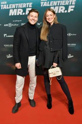 Lion Wasczyk und Lisa Rosa Bräutigam bei der Premiere des Dokumentarfilms Der talentierte Mr. F. im Kino in derKulturBrauerei. Berlin, 23.09.2025