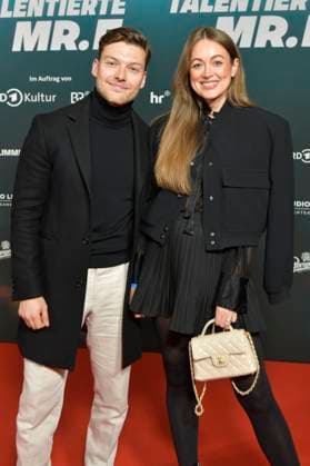 Lion Wasczyk und Lisa Rosa Bräutigam bei der Premiere des Dokumentarfilms Der talentierte Mr. F. im Kino in derKulturBrauerei. Berlin, 23.09.2025