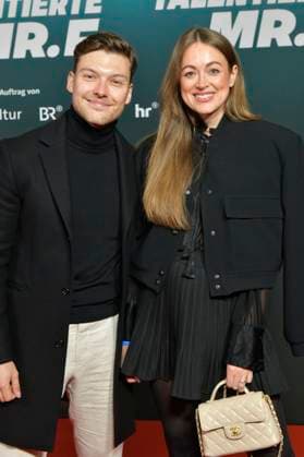 Lion Wasczyk und Lisa Rosa Bräutigam bei der Premiere des Dokumentarfilms Der talentierte Mr. F. im Kino in derKulturBrauerei. Berlin, 23.09.2025