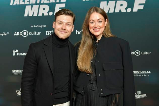 Lion Wasczyk und Lisa Rosa Bräutigam bei der Premiere des Dokumentarfilms Der talentierte Mr. F. im Kino in derKulturBrauerei. Berlin, 23.09.2025