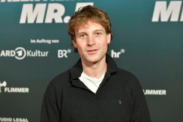 Leonard Scheicher bei der Premiere des Dokumentarfilms Der talentierte Mr. F. im Kino in derKulturBrauerei. Berlin, 23.09.2025