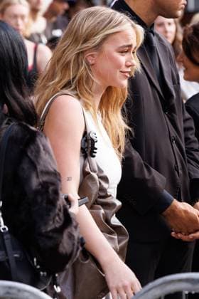 News - Diesel - Arrivals - Milan Fashion Week - Womenswear Spring Summer 2026 A guest is seen at the Diesel fashion show during Milan Fashion Week Women s Collection Spring Summer 2026. Milan (Italy), September 23rd, 2025. Photo: Cinzia Camela. Milan Circle Milano Italy Copyright: xCinziaxCamelax xLiveMediax LPN_2042851