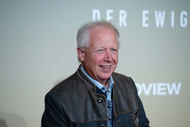 Tom BUHROW, ehem. WDR-Intendant, Roter Teppich, Red Carpet Show, Ankunft, arrival, Filmpremiere Filmpremiere BERNHARD LANGER - Der Ewige Champion am 23.09.2025 im Cinedom-Kino in Koeln,