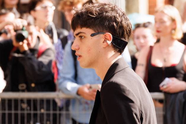 News - Diesel - Arrivals - Milan Fashion Week - Womenswear Spring Summer 2026 A guest is seen at the Diesel fashion show during Milan Fashion Week Women s Collection Spring Summer 2026. Milan (Italy), September 23rd, 2025. Photo: Cinzia Camela. Milan Circle Milano Italy Copyright: xCinziaxCamelax xLiveMediax LPN_2043002