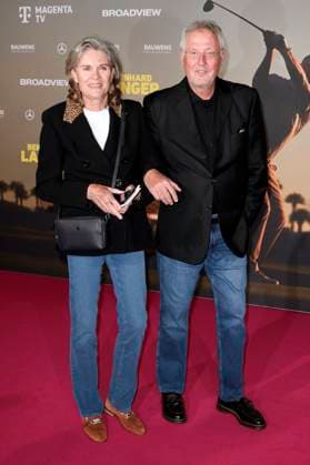 Ulrike Nasse-Meyfarth mit Ehemann Roland Nasse bei der Premiere des Dokumentarfilms Bernhard Langer - Der ewige Champion im Cinedom. Köln, 23.09.2025