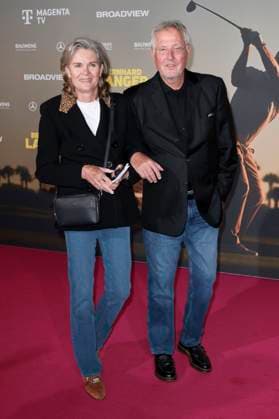Ulrike Nasse-Meyfarth mit Ehemann Roland Nasse bei der Premiere des Dokumentarfilms Bernhard Langer - Der ewige Champion im Cinedom. Köln, 23.09.2025