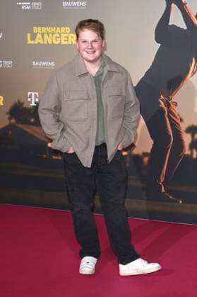 Julius Weckauf bei der Premiere des Dokumentarfilms Bernhard Langer - Der ewige Champion im Cinedom. Köln, 23.09.2025
