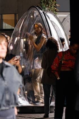 News - Diesel - Arrivals - Milan Fashion Week - Womenswear Spring Summer 2026 Backstage at the Diesel fashion show as part of Spring Summer 2026 Milan Fashion Week held at Via Stendhal on September 23, 2025 in Milan, Italy. Photo: Cinzia Camela. Milan Circle Milano Italy Copyright: xCinziaxCamelax xLiveMediax LPN_2043045