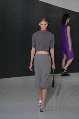 Milan, Milan Women s Fashion Week Spring Summer 2026 - Women s Fashion, Spring Summer 2026. - Jil Sander fashion show - catwalk in the photo: Model  Copyright: xRiccardoxGIordanox xipa-agency.netx xRiccardoxGiordano IPAx IPA_Agency_IPA65647999