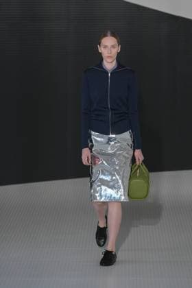Milan, Milan Women s Fashion Week Spring Summer 2026 - Women s Fashion, Spring Summer 2026. - Jil Sander fashion show - catwalk in the photo: Model  Copyright: xRiccardoxGIordanox xipa-agency.netx xRiccardoxGiordano IPAx IPA_Agency_IPA65648062