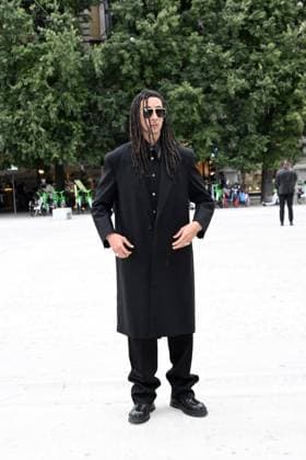 Milan, Jil Sander - Arrival of Guests - Milan Fashion Week - Womenswear Spring Summer 2026 In the photo Ghali  Copyright: xSimonexComix xipa-agency.netx xSimonexComix IPA_Agency_IPA65649232