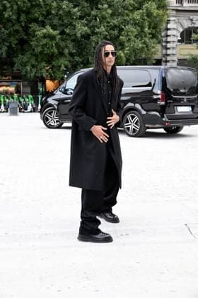 Milan, Jil Sander - Arrival of Guests - Milan Fashion Week - Womenswear Spring Summer 2026 In the photo Ghali  Copyright: xSimonexComix xipa-agency.netx xSimonexComix IPA_Agency_IPA65649264