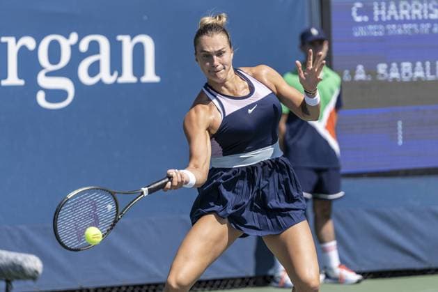 US Open 2022 Day 2 NEW YORK, USA - AUGUST 30: Aryna Sabalenka returns ball during US Open Championships 1st round match against Catherine Harrison (not seen) of USA at Billie Jean King National Tennis Center in New York, United States on August 30, 2022. Sabalenka won in straight sets. New York United States. Editorial use only. Please get in touch for any other usage.  Copyright: x2025xAnadoluxLevxRadinx
