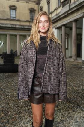 Milan, Italy: Milan, Milan Women s Fashion Week Spring Summer 2026 - Women s Fashion, Spring Summer 2026. - Missoni fashion show - arrivals in the photo: Chiara Ferragni Milan Italy  - ZUMAp169 20250924_zea_p169_724 Copyright: xRiccardoxGIordanox