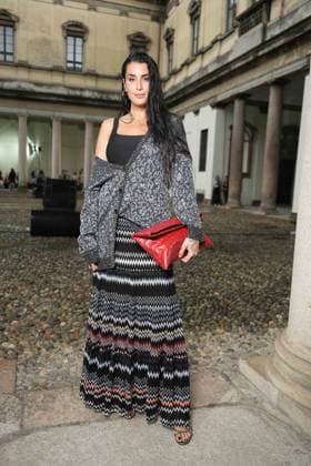 Milan, Italy: Milan, Milan Women s Fashion Week Spring Summer 2026 - Women s Fashion, Spring Summer 2026. - Missoni fashion show - arrivals in the photo: Valentina Vignali Milan Italy  - ZUMAp169 20250924_zea_p169_727 Copyright: xRiccardoxGIordanox