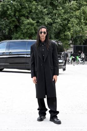 Milan, Jil Sander - Arrival of Guests - Milan Fashion Week - Womenswear Spring Summer 2026 In the photo Ghali  Copyright: xSimonexComix xipa-agency.netx xSimonexComix IPA_Agency_IPA65649351