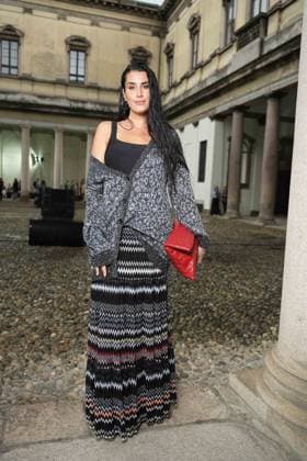 Milan, Italy: Milan, Milan Women s Fashion Week Spring Summer 2026 - Women s Fashion, Spring Summer 2026. - Missoni fashion show - arrivals in the photo: Valentina Vignali Milan Italy  - ZUMAp169 20250924_zea_p169_738 Copyright: xRiccardoxGIordanox